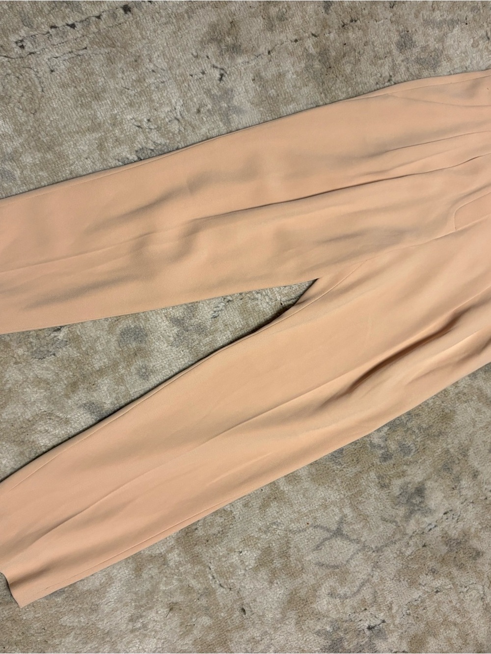 Babaton Peach Straight-Leg Dress Pants